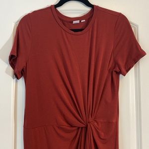Gap Twist Knot Midi Dress Size Medium Tall